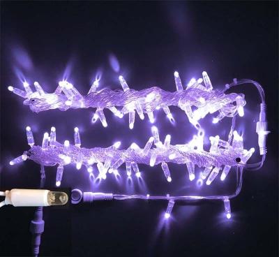 Светодиодная гирлянда нить TeamProf 10 м, 100 LED, 220В, мерцание, гермет.колп., прозр.пр фиолетовый Светодиодная гирлянда нить TeamProf 10 м, 100 LED, 220В, мерцание, гермет.колп., прозр.пр фиолетовый