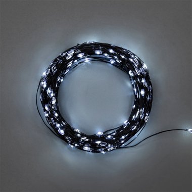 Светодиодная гирлянда Роса Neon-Night, 20м, 200 LED, ПВХ, IP20, 230В, белый, контроллер