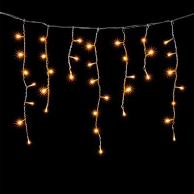 Светодиодная бахрома Laitcom 3x0,5м., 150 LED,IP65, прозр. пр., желтый