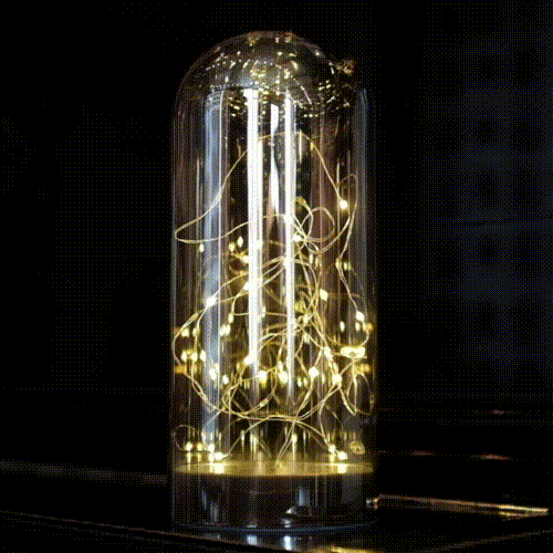 Качественная картинка Светодиодная стеклянная колба Laitcom 20 Led, IP20, тепл. белый (мерцание)