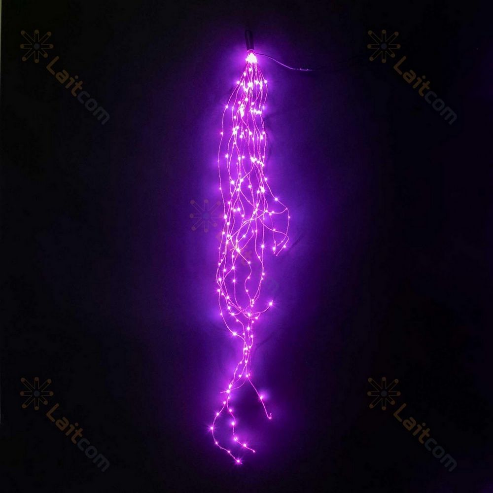 Качественная картинка 08-029, Светодиодная гирлянда "Branch light", 1,5м., 12V, 125 LED, IP67, проволока, розовый