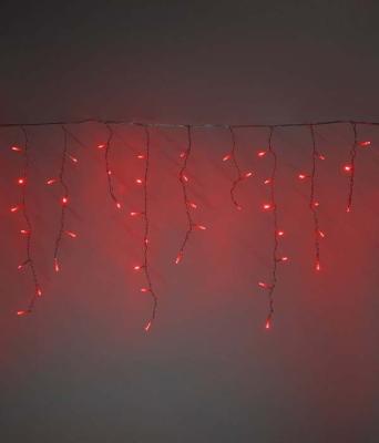 Светодиодная бахрома Laitcom 4,9x0,5м, 240 LED, IP54, проз.провод, красный (мерц. БЕЛЫЙ ДИОД)