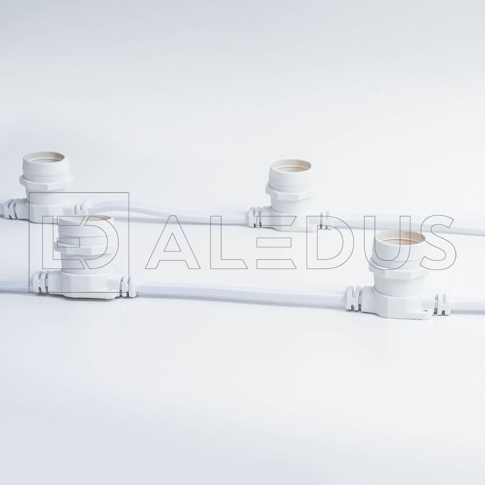 Белт лайт ALEDUS бухта 10 м, ПВХ, шаг 40 см, Е27