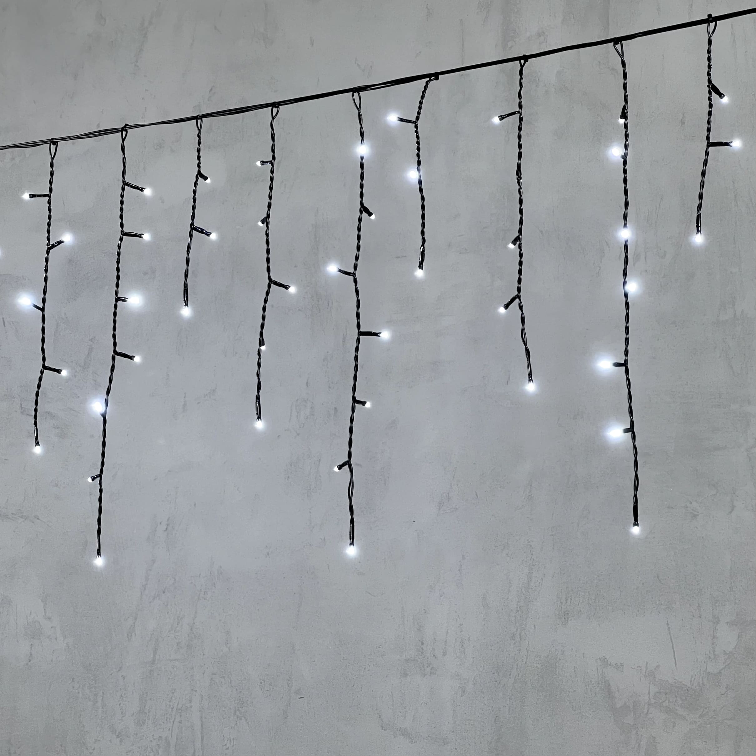 Светодиодная бахрома Laitcom 3,1 x 0,5 м, 24В, 150 LED, провод ПВХ, IP54