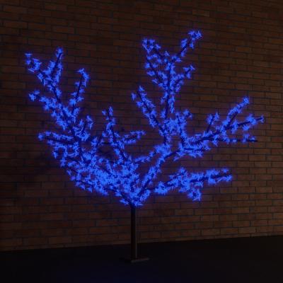 Светодиодное дерево Сакура 2,4м, диаметр кроны 2,0м, синие LED, IP65, NEON-NIGHT