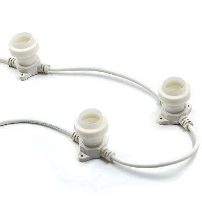 Белт-Лайт Laitcom 10м, Провод Белый Каучук, Шаг 100 см, 10 Патронов, IP65