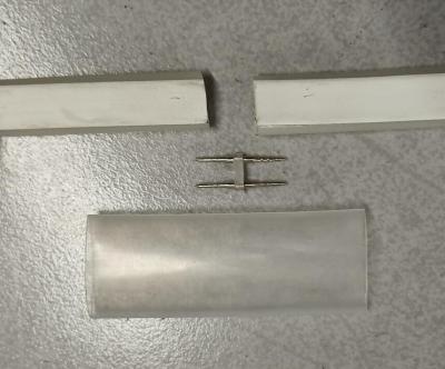 Коннектор RichLed двухсторонний  гибкий неон -  гибкий неон, прозрачный