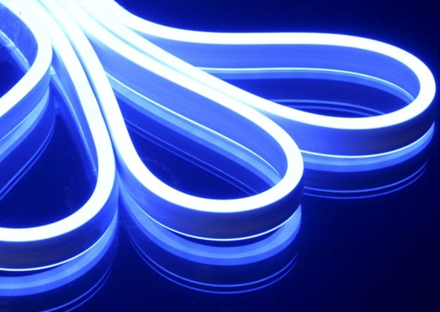 Качественная картинка Гибкий неон Rich LED, двусторонний, синий RL-FX816D-120-220V-B