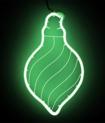 Светодиодная Фигура Шар Laitcom 24 x 42 см Зеленая, Гибкий Неон и Акрилайт, IP54
