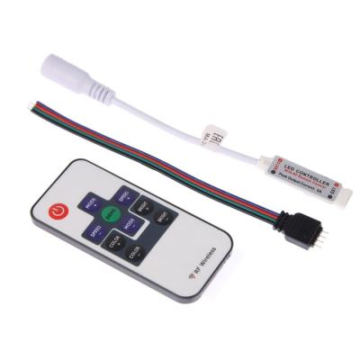 Мини-контроллер SWG для RGB ленты, 5 – 24 В, 6 А, пульт ДУ