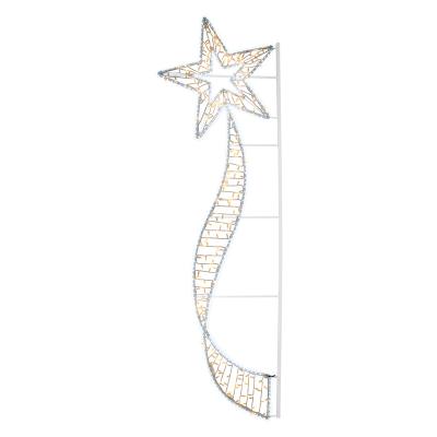 Фигура световая Хвост кометы 75х250 см, 160 LED, цвет свечения теплый белый/белый NEON-NIGHT