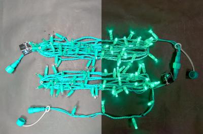 Светодиодные гирлянды RichLed Нить 10 м, 220 В, пост.свеч, IP 65, герм.колп, зеленый провод, зеленый Светодиодные гирлянды RichLed Нить 10 м, 220 В, пост.свеч, IP 65, герм.колп, зеленый провод, зеленый