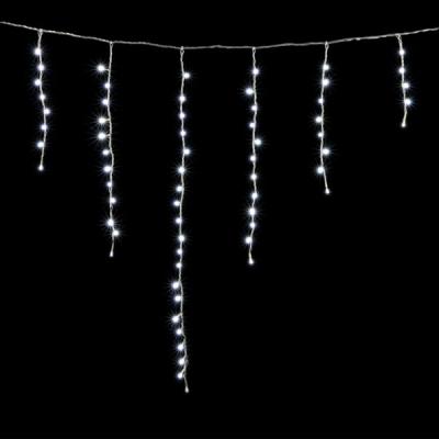 Изображение Светодиодная бахрома Laitcom 1x1м, 65 LED, IP65, прозр. пр.,белый