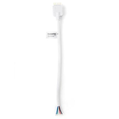 Запитывающий коннектор Apeyron Electrics для RGBW ленты, 5-pin