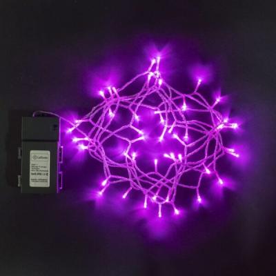 Светодиодная нить Laitcom, на батарейках с таймером 5м, 3 бат. "D", 4,5V, прозр. пр., розовый Светодиодная нить Laitcom, на батарейках с таймером 5м, 3 бат. "D", 4,5V, прозр. пр., розовый
