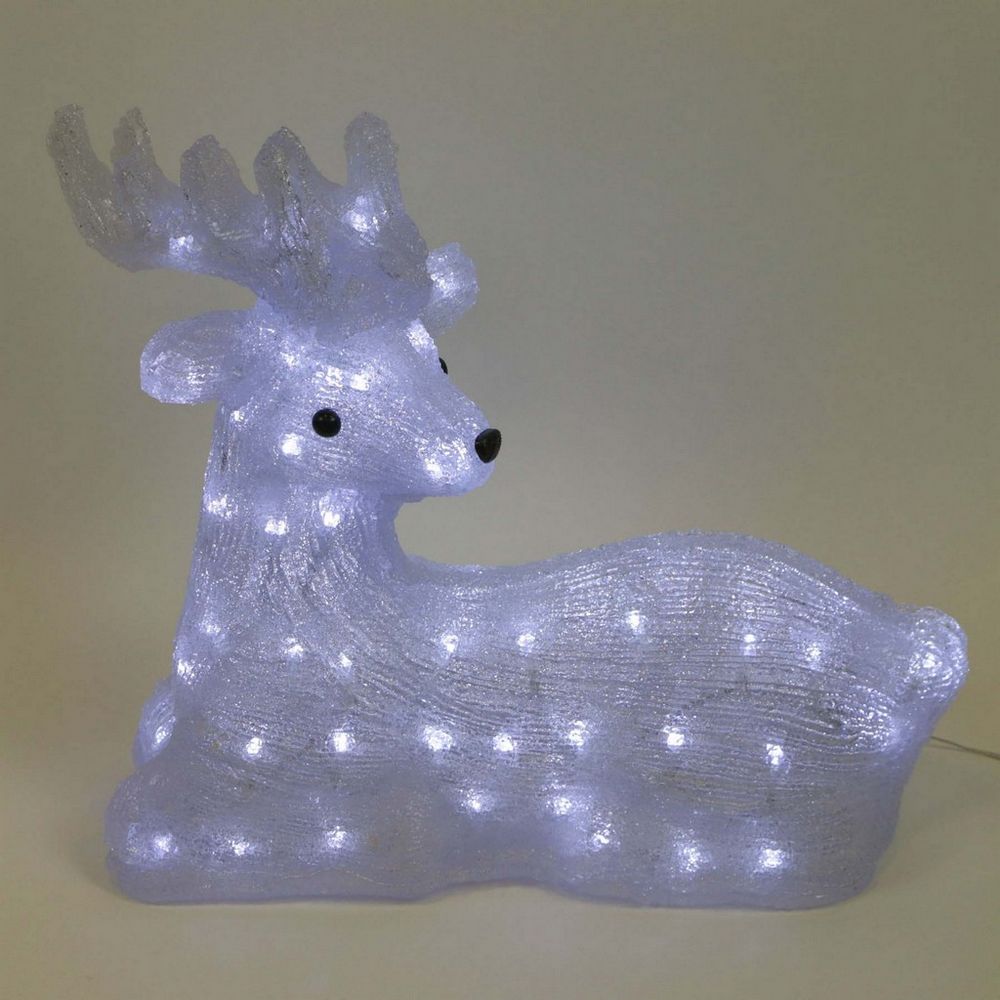 Качественная картинка Светодиодная фигура " Олень Полли" Laitcom, 80 led, IP54, 45 см, 220/24V