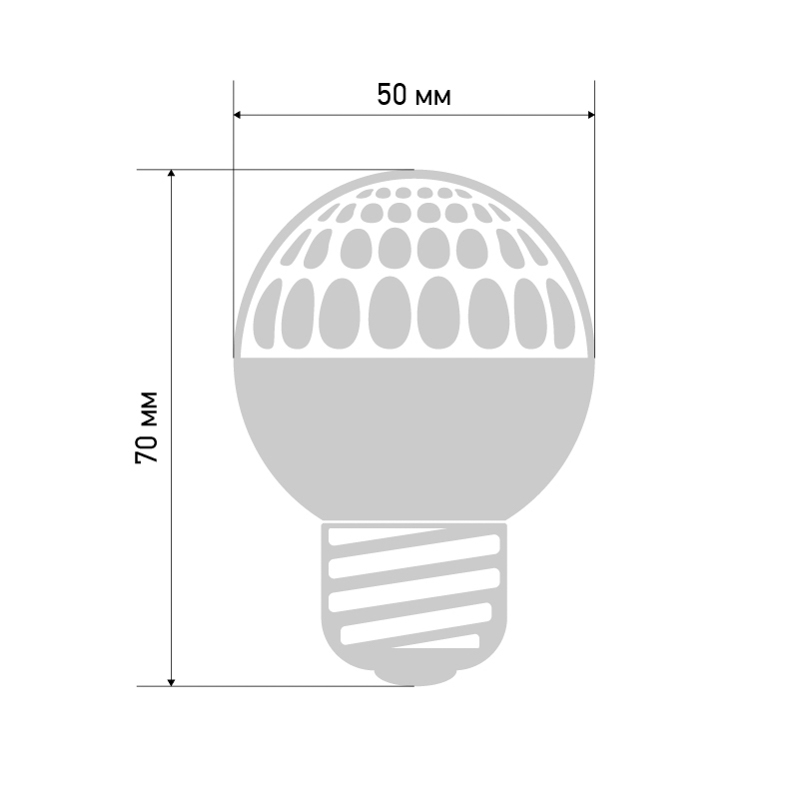 Качественная картинка Лампа светодиодная, диаметр 50мм, E27, 9 LED, 1Вт, ЗЕЛЕНЫЙ, прозрачная колба, 230В NEON-NIGHT