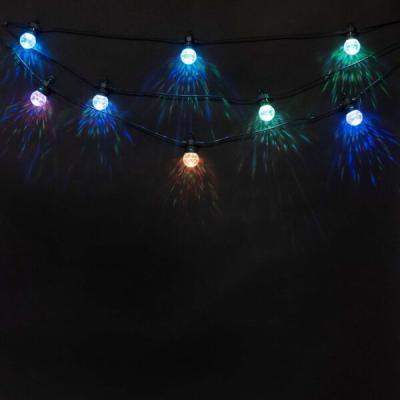 Светодиодная гирлянда Laitcom, 5м, 10 led, IP44. 24V, 50 мм, призма, RGB Светодиодная гирлянда Laitcom, 5м, 10 led, IP44. 24V, 50 мм, призма, RGB