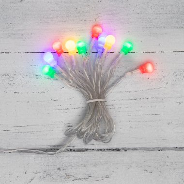 Гирлянда светодиодная Шарики Neon-Night 1,5 м, прозрач. ПВХ, IP20, 10LED, мульти, 2хАА (нет)