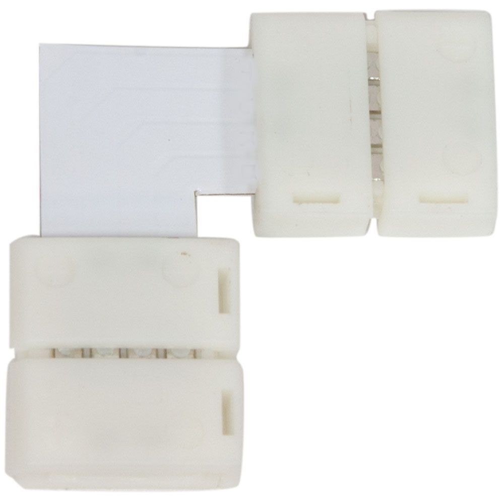 Качественная картинка Комплект L коннекторов с соединителем для светодиодной ленты Feron (5050/10мм), LD185