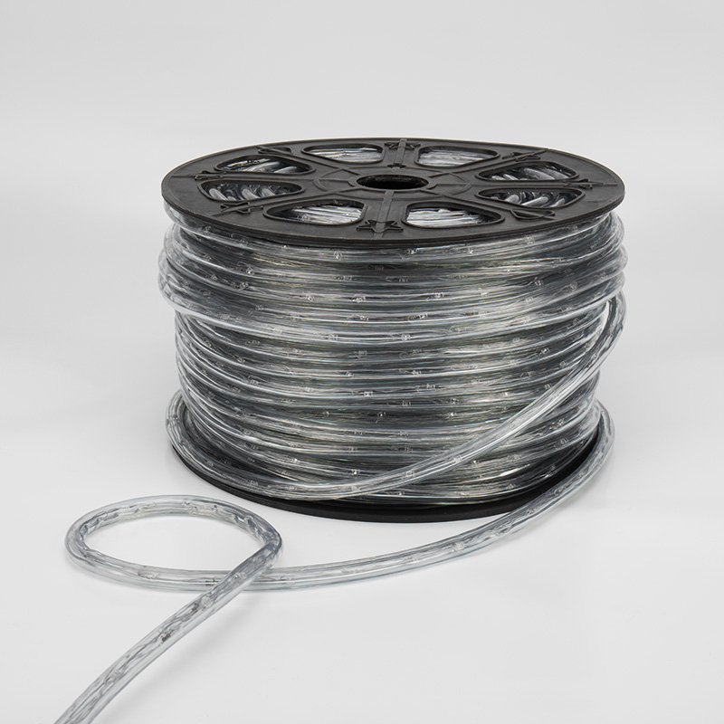 Качественная картинка Дюралайт NEON-NIGHT трехжильный 230В 13мм 24 LED/м МУЛЬТИ (RYGB) динамика Эконом