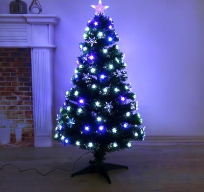 Ёлка фиброоптическая 120 см галактика, d нижнего яруса 60 см, 125 веток мод.T908V12-120