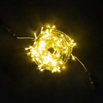 Светодиодная нить Laitcom с возможностью динамики, 20м, 200 LED, IP65, 24V, проз.пр., шампань