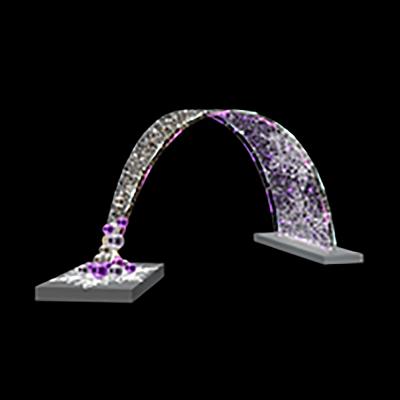 Декоративная арка Падающая снежинка 300 см Neon-Night