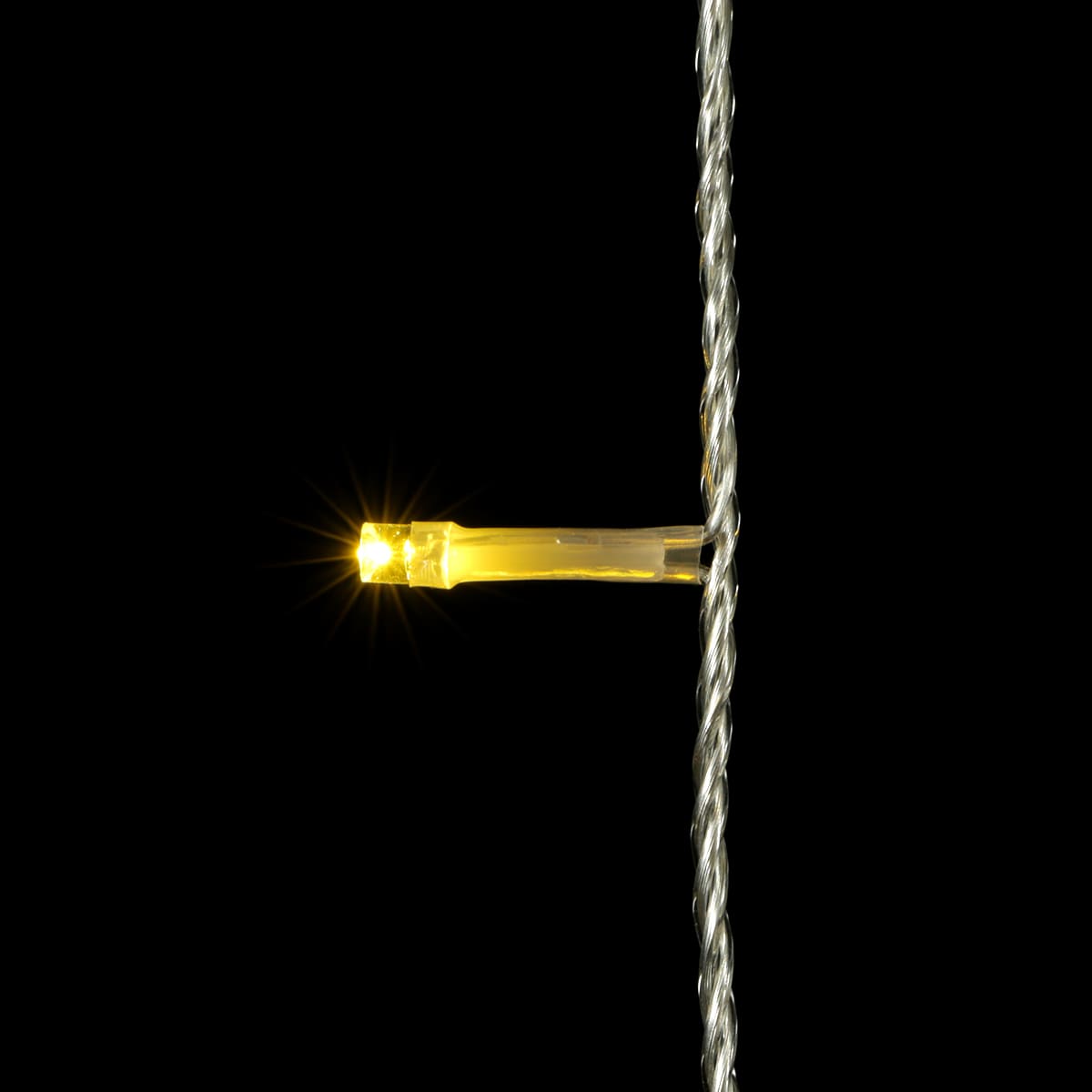 Качественная картинка Светодиодная нить Laitcom, 20м, 24V, 200 LED, IP65, прозр. пр., шампань