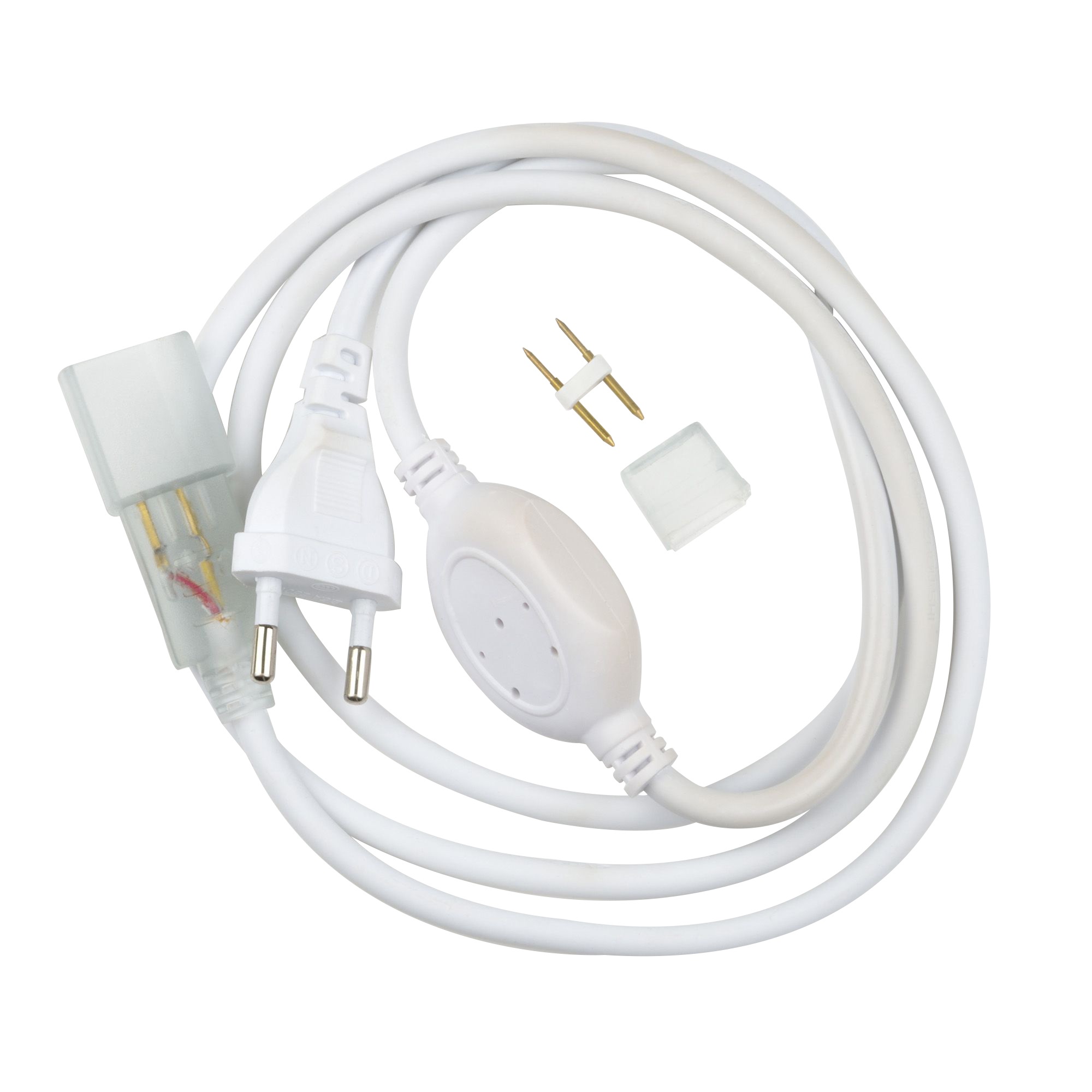 Гибкий неон Uniel 8 х 16 мм, с блоком питания