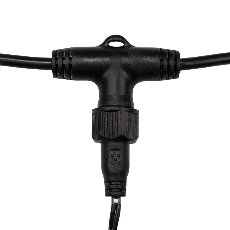 Качественная картинка Гирлянда NEON-NIGHT ClipLight 24V, 3 нити по 20 м, динамика, Красный