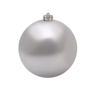 Елочная фигура Шар 15 см, цвет серебряный глянцевый