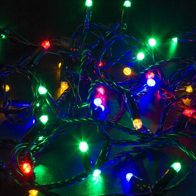 Cветодиодная Нить NEON-NIGHT 10м RGB черный ПВХ IP65 динамика 230В