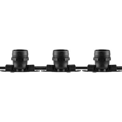 Гирлянда "Белт-лайт" Feron CL50-100, 230V, 200 E27 черный, шаг 50cm, IP 65, 100м +1,5м