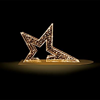 Декоративная 3D фигура Звезда 150см Neon-Night