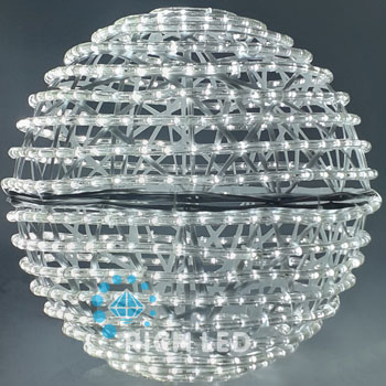 Качественная картинка Светодиодный шар RichLed 50см ГАЛАКТИКА (композит) красный