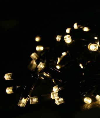 Светодиодная нить с колпач. Laitcom 10м, IP65, 24V, 100 LED, мерц (БЕЛ.ДИОД) проз.пр., т.белый