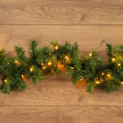 Гирлянда еловая 2,7м, диаметр 26см, теплое белое свечение 80 LED с эффектом мерцания NEON-NIGHT