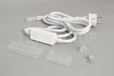 Комплект подключения для дюралайта Teamprof TPF-DL-2W-100-24V, белый провод Комплект подключения для дюралайта Teamprof TPF-DL-2W-100-24V, белый провод