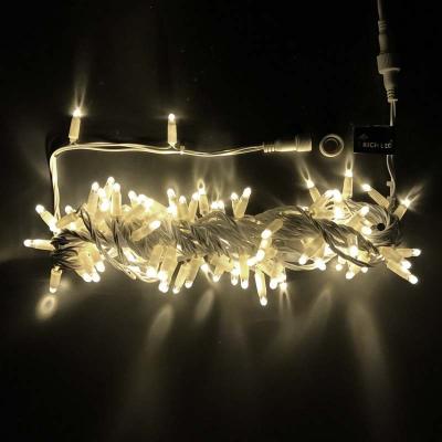 Светодиодная гирлянда Rich LED Нить 10 метров, 24 В, пост. свечение, IP 65, герм. колп, тепл. белый Светодиодная гирлянда Rich LED Нить 10 метров, 24 В, пост. свечение, IP 65, герм. колп, тепл. белый