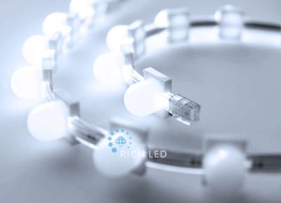 Цветной съемный колпачек для клипсолайта RichLed.Размер 3х2х3, Цвет белый