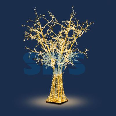 Декоративная 3D фигура Дерево 540х530 см теплое белое Neon-Night