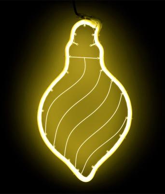 Светодиодная Фигура Шар Laitcom 24 x 42 см Желтая, Гибкий Неон и Акрилайт, IP54