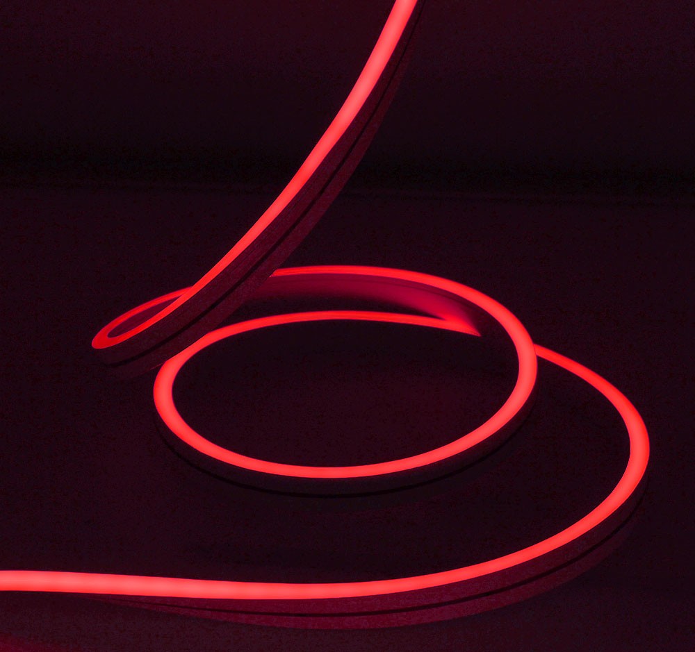 Качественная картинка Гибкий неон Rich LED, 1-сторонний, красный, RL-FX816-120-220V-R