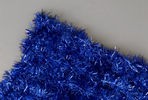 Качественная картинка Gloss Net, сетчатый ковер из мишуры на проволочном каркасе, синяя