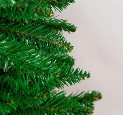 Ёлка зауженная 180 см, d нижнего яруса 110 см, 780 веток (неразборные), металл подставка