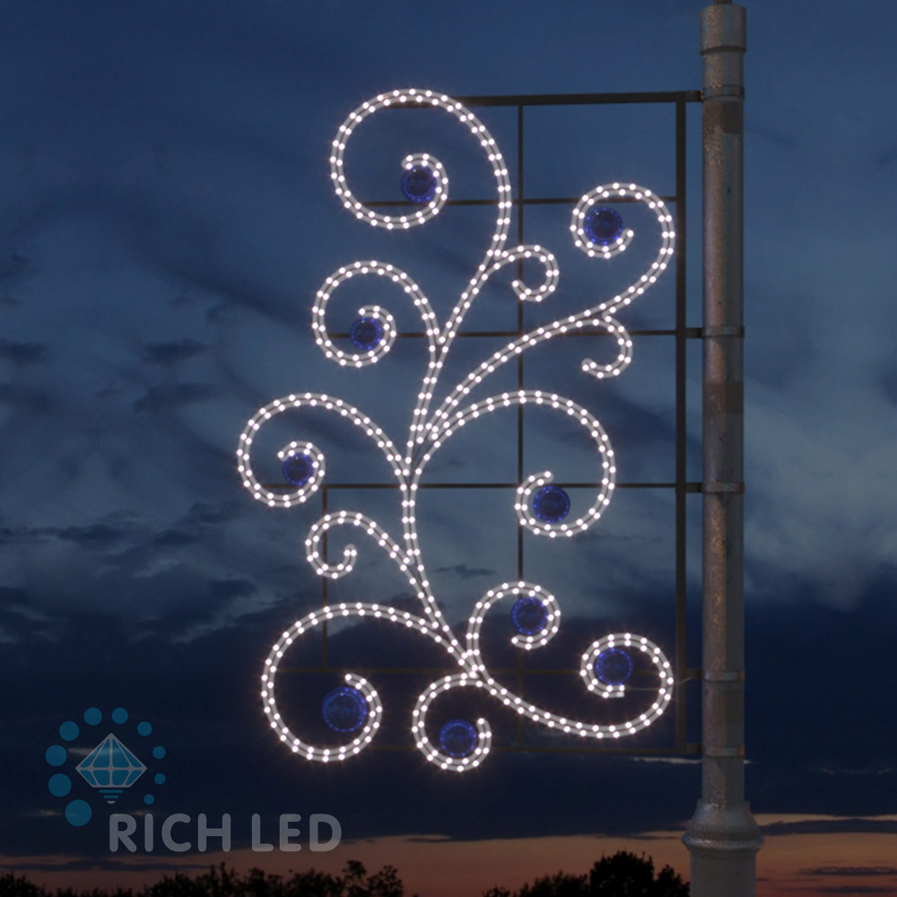 Качественная картинка Светодиодная консоль Завиток RichLed