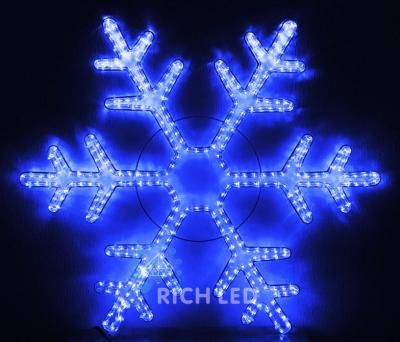 Снежинка Rich LED ПРЕМИУМ матовая, 100 см, синяя, RL-SFDLM100-B*