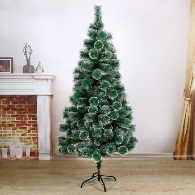 Кедр иней 180 см, d нижнего яруса 100 см, d иголок 10 см, 235 веток, металл подст.