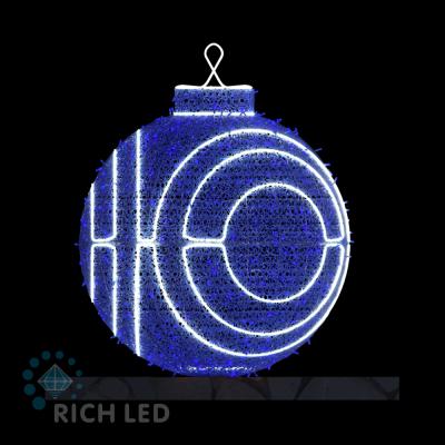 Ёлочная игрушка RichLed шар 15, 120 см, 24В